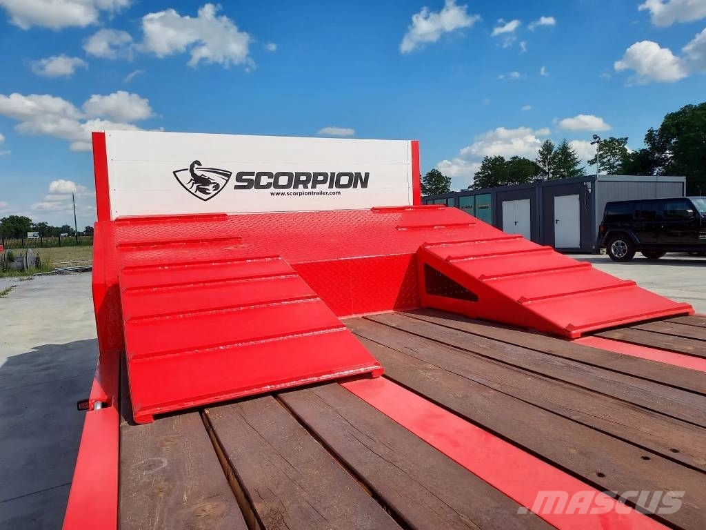 Scorpion 3 osie SAF płaska Poluprikolice labudice