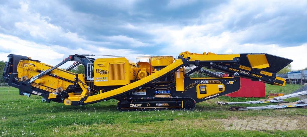 Fabo FTC-200-S Mobiler Kegelbrecher mit Sieb Trituradoras móviles