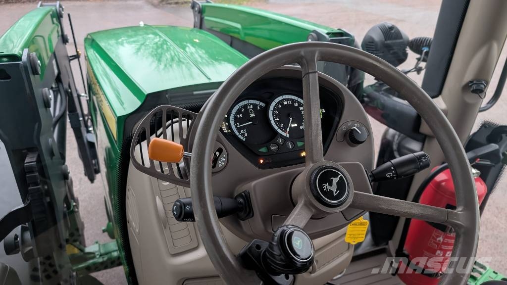 John Deere 6195 R Quicke Q76 St.BM, GPS Tractors