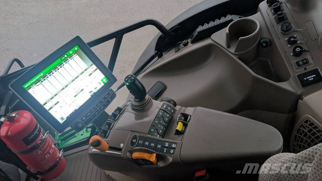 John Deere 6195 R Quicke Q76 St.BM, GPS Tractors