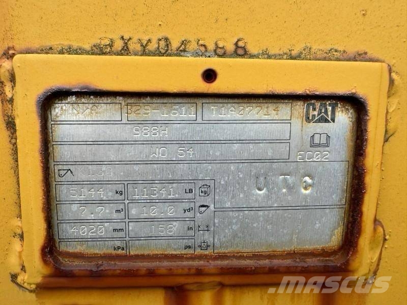 CAT 988H Rockbucket Kausi