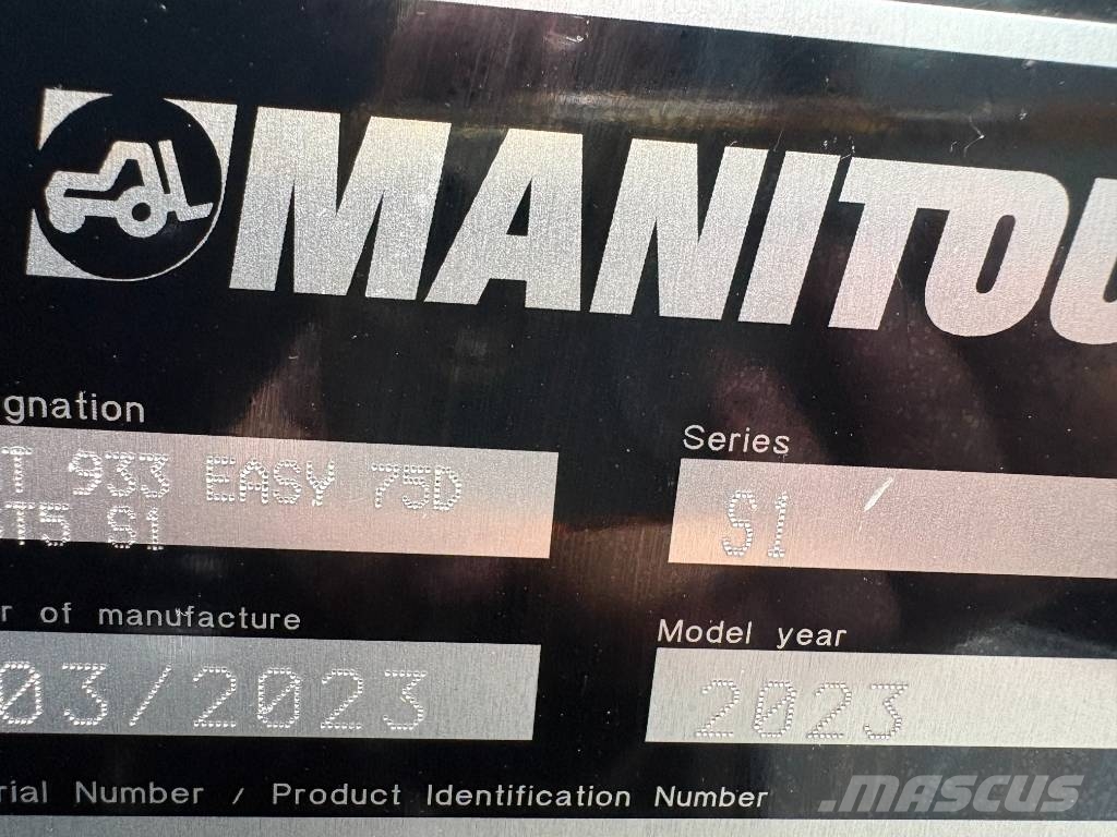 Manitou MT 933 مناولات متداخلة