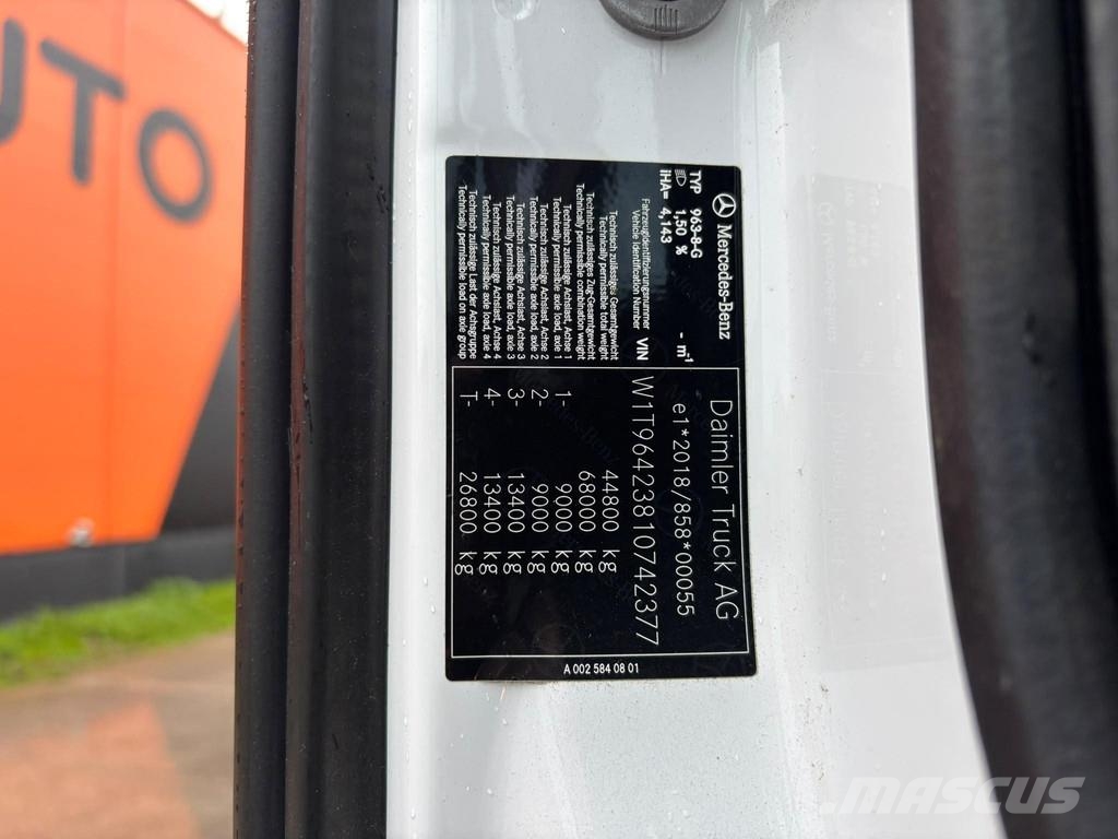 Mercedes-Benz Arocs 4151 8x8 HIAB 548E-8 + JIB + WINCH / PLATFOR Kranbil