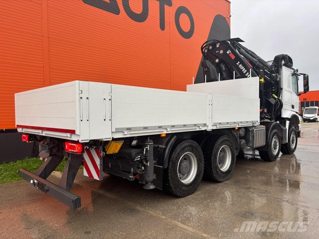 Mercedes-Benz Arocs 4151 8x8 HIAB 548E-8 + JIB + WINCH / PLATFOR Kraanaga veokid