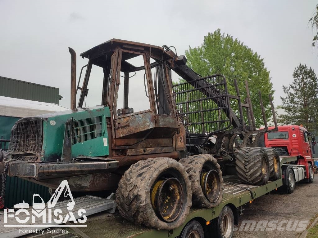 Timberjack 810B Podvozky a zavěšení kol