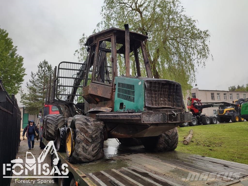 Timberjack 810B Podvozky a zavěšení kol