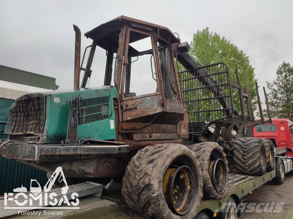 Timberjack 810B Podvozky a zavěšení kol