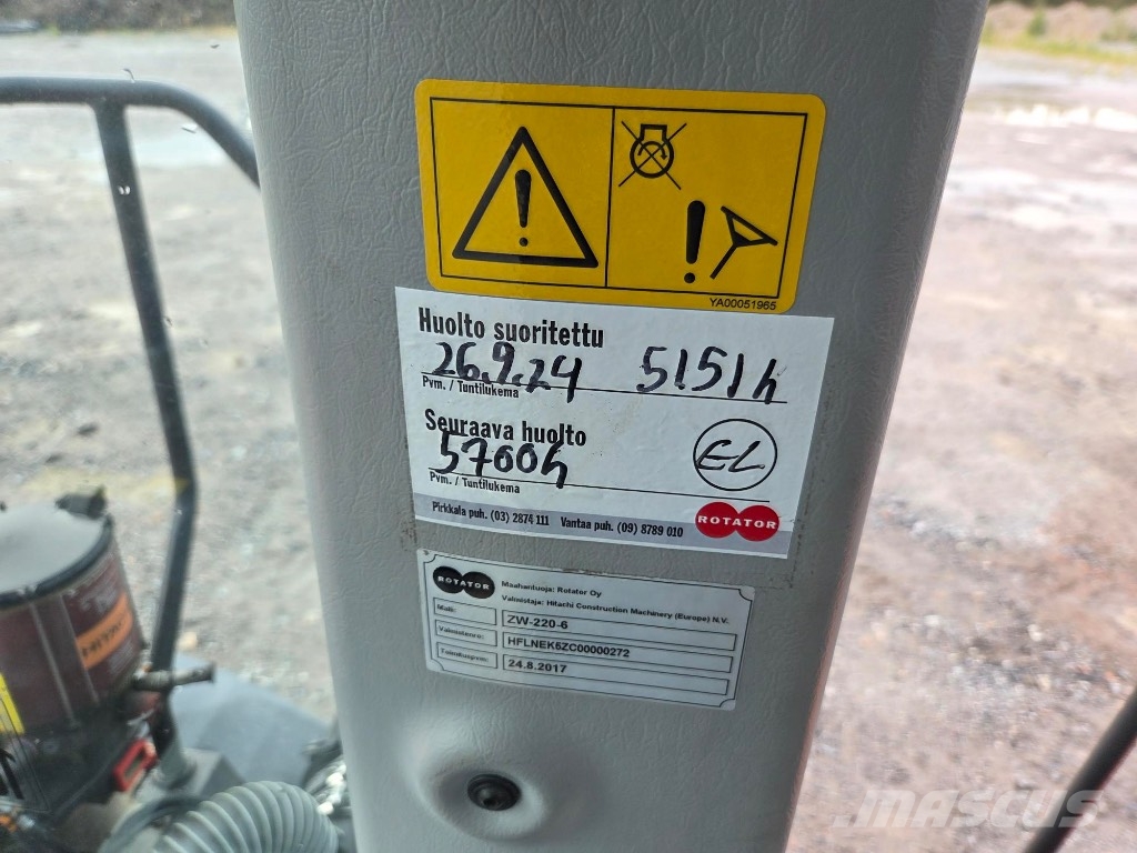 Hitachi ZW 220-6 Læssemaskiner på hjul