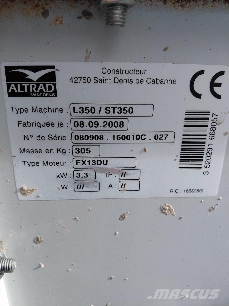 Altrad St350 Beton keverők