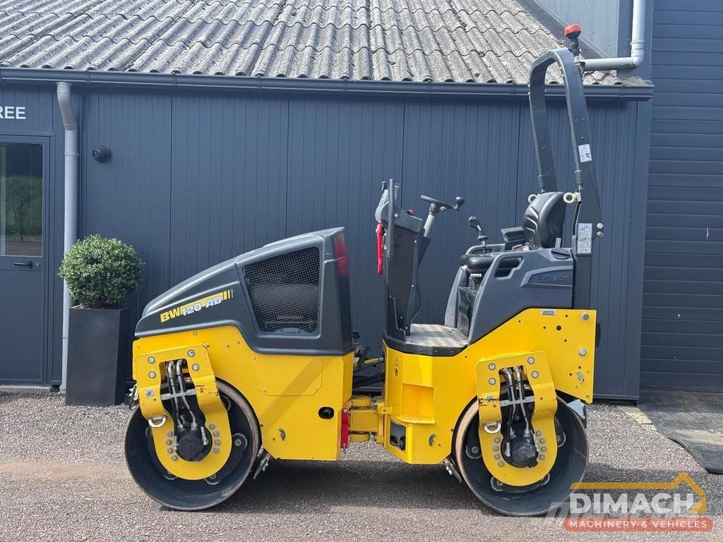Bomag BW120 AD-5 TOP! - tandem roller - Rops - 176 hours مداحل ثنائية الاسطوانة