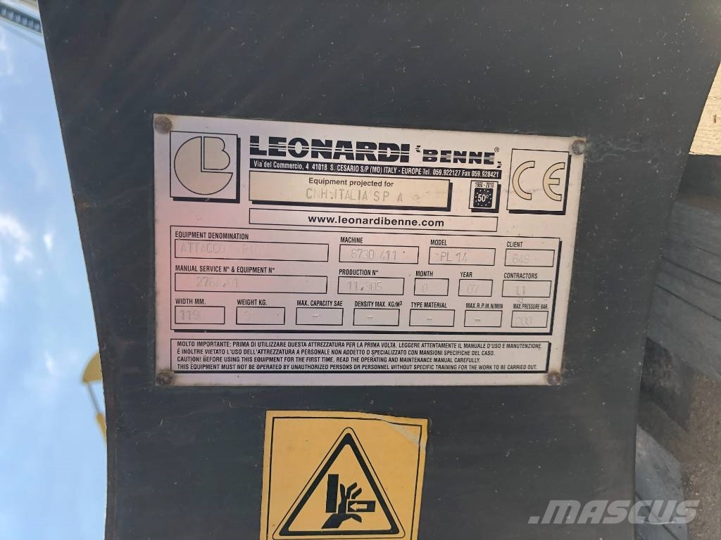 CNH W170 New Holland / Case 721 XT Quick Coupler Ταχυσύνδεσμοι