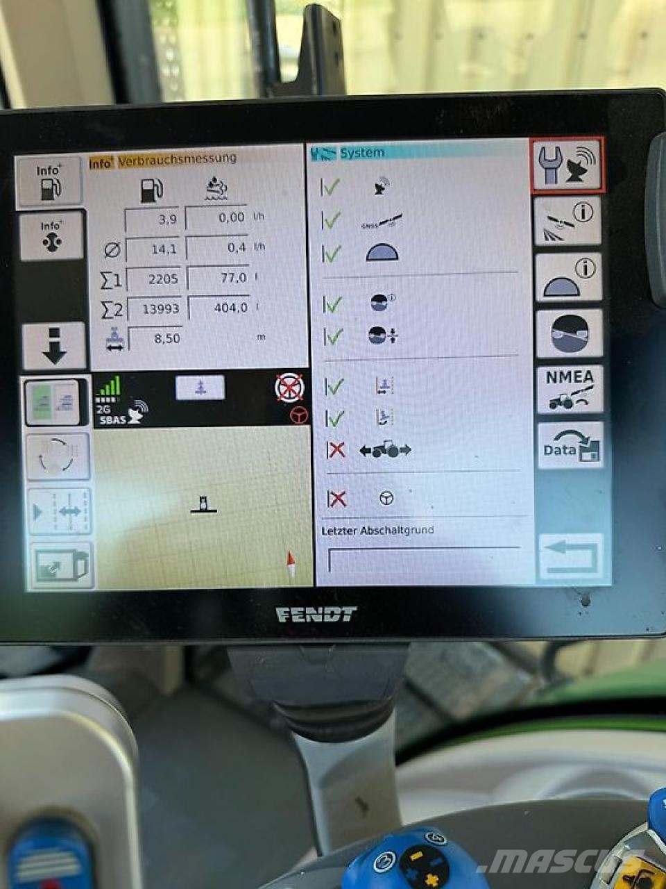 Fendt 828 Vario S4 Profi Plus + FH+FZW Τρακτέρ