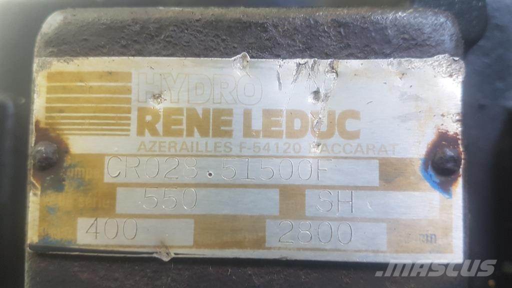 Hydro Rene Leduc CR028.51500F - Fixed pump/Konstan Hydraulics