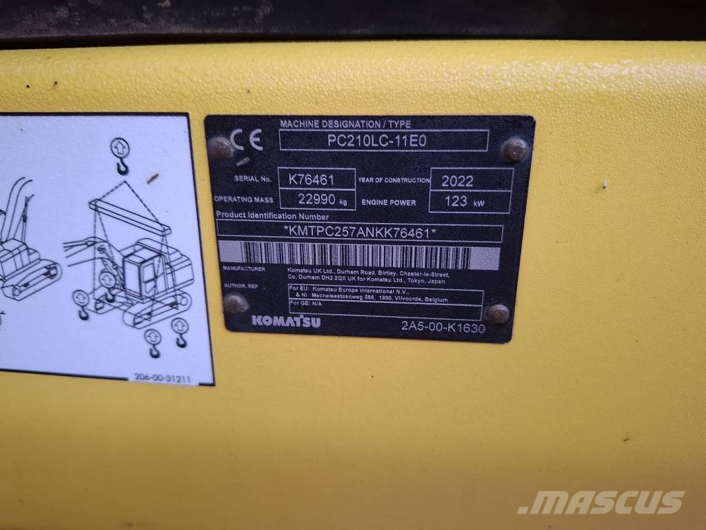 Komatsu PC210LC-11 Escavatori cingolati