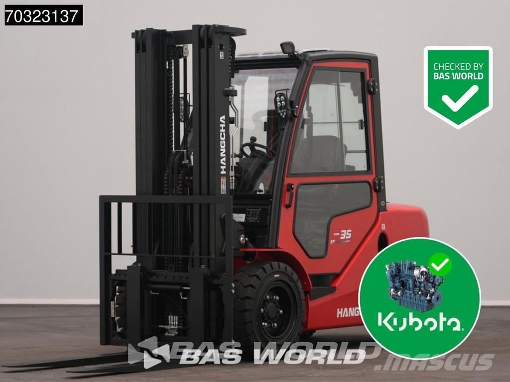 Hangcha CPCD35 FACTORY WARRANTY – KUBOTA ENGINE - CE Dyzeliniai krautuvai