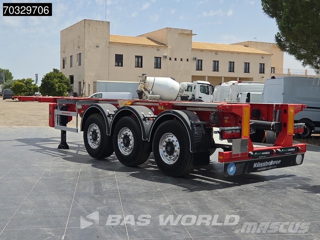 Kässbohrer XS NEW Lift Axle 30ft Semirremolques portacontenedores