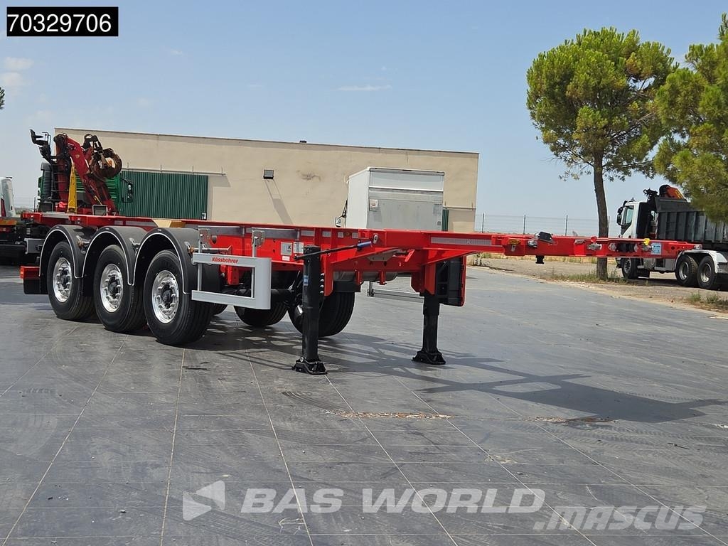 Kässbohrer XS NEW Lift Axle 30ft Semirremolques portacontenedores