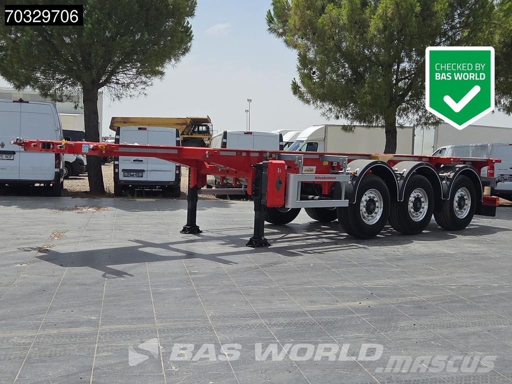 Kässbohrer XS NEW Lift Axle 30ft Полуприцепы-Контейнеровозы