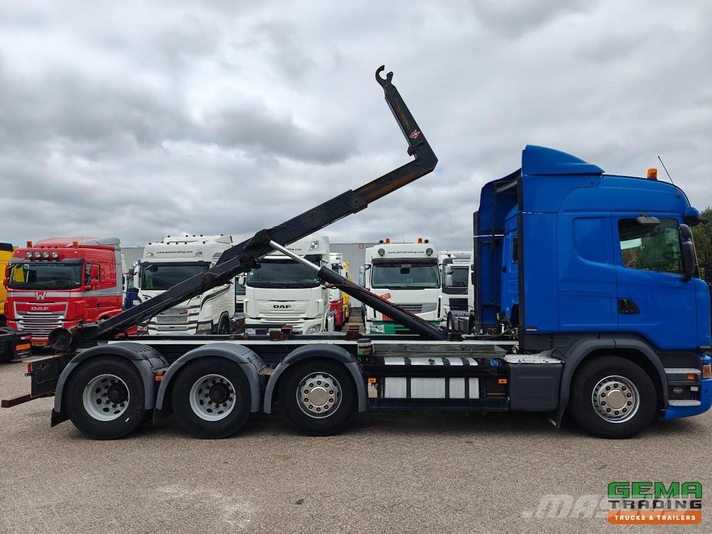 Scania G450 8x2/4 HighLine Euro6A - Hiab 26T Hook Arm Sys Вантажівки з гаковим підйомом
