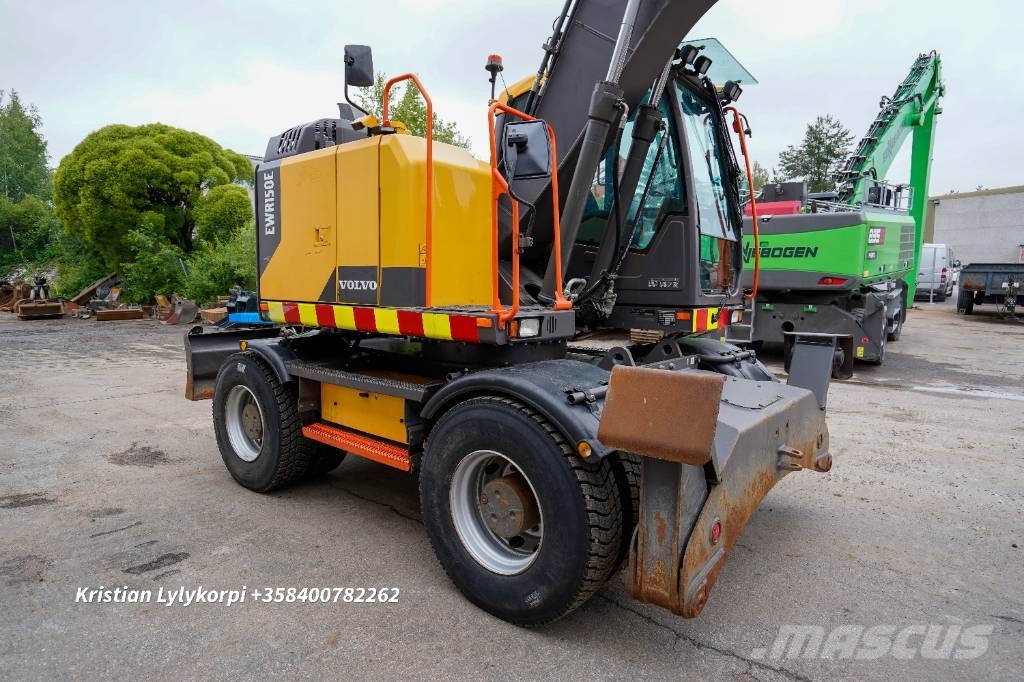 Volvo EWR150E PYÖRÄOHJAUS حفارات بعجل