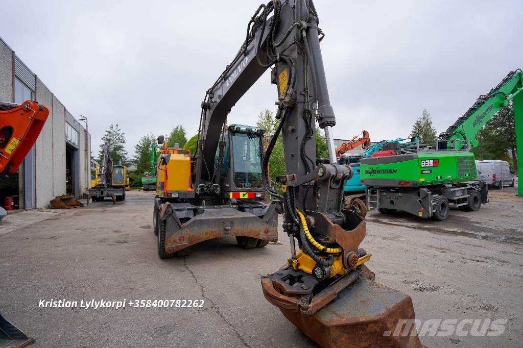 Volvo EWR150E PYÖRÄOHJAUS حفارات بعجل