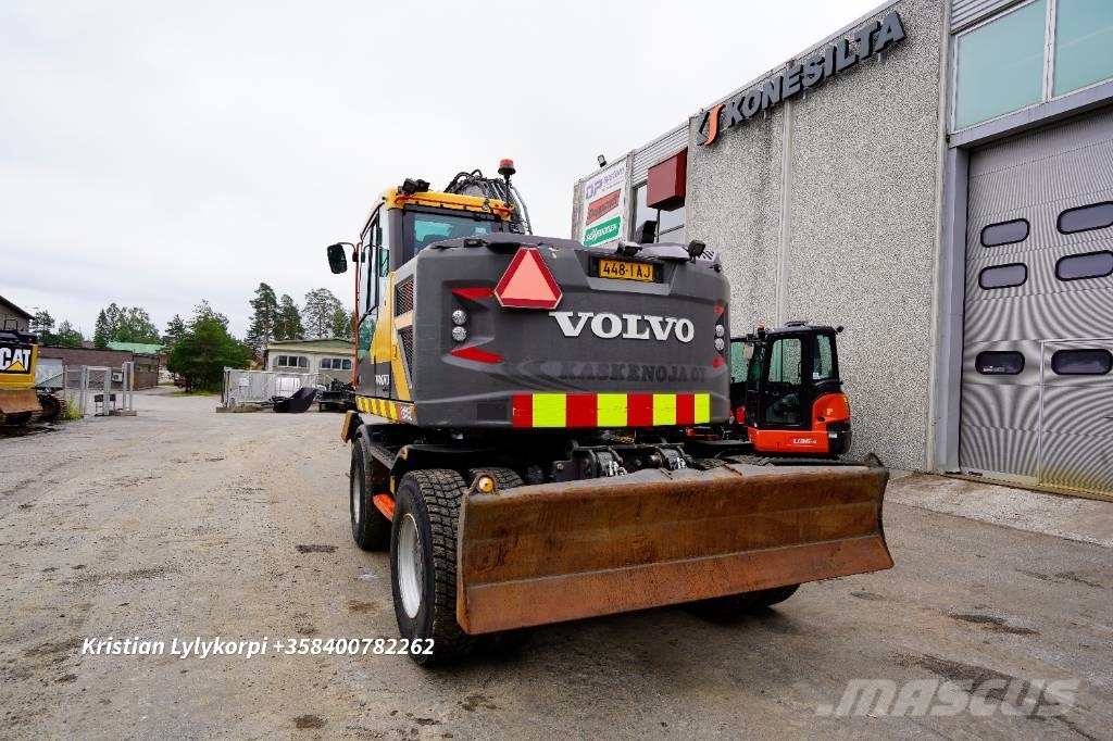 Volvo EWR150E PYÖRÄOHJAUS حفارات بعجل