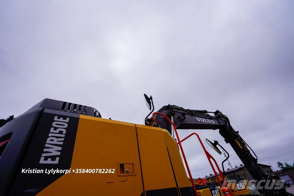 Volvo EWR150E PYÖRÄOHJAUS حفارات بعجل