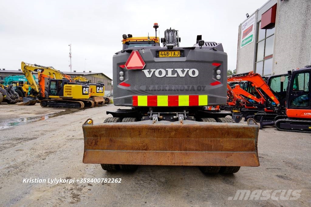 Volvo EWR150E PYÖRÄOHJAUS حفارات بعجل