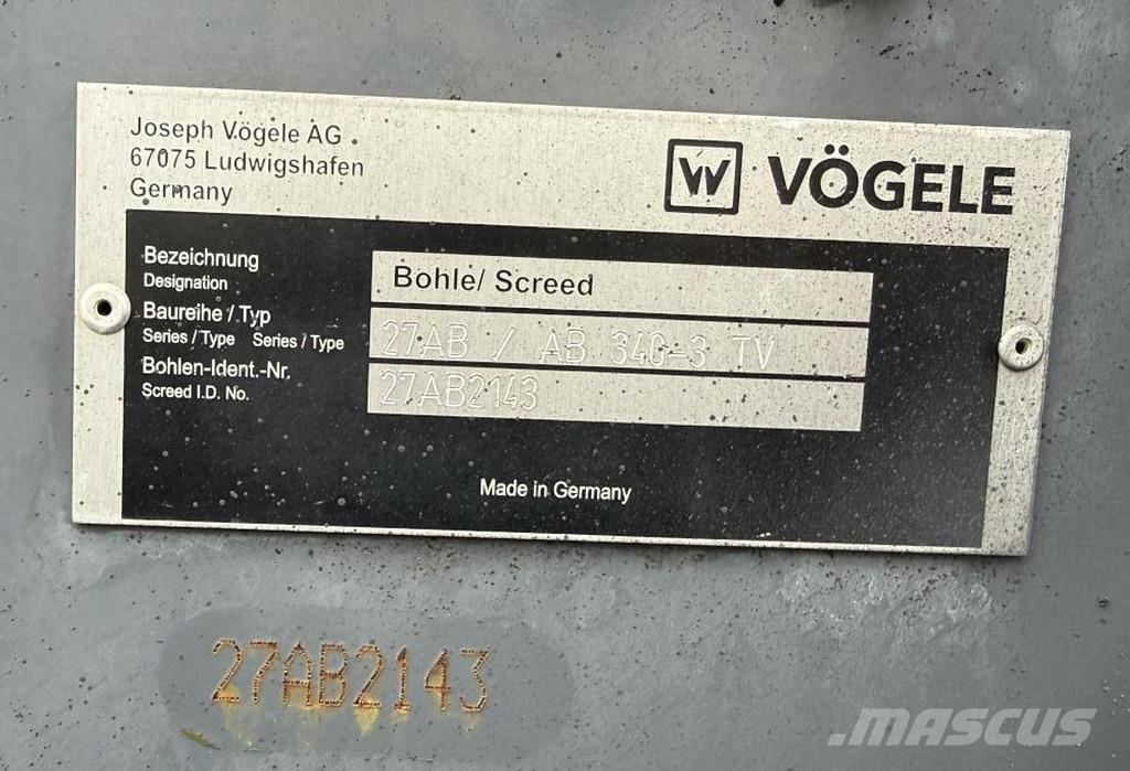 Vögele S 1303-3i 아스팔트 포장장비