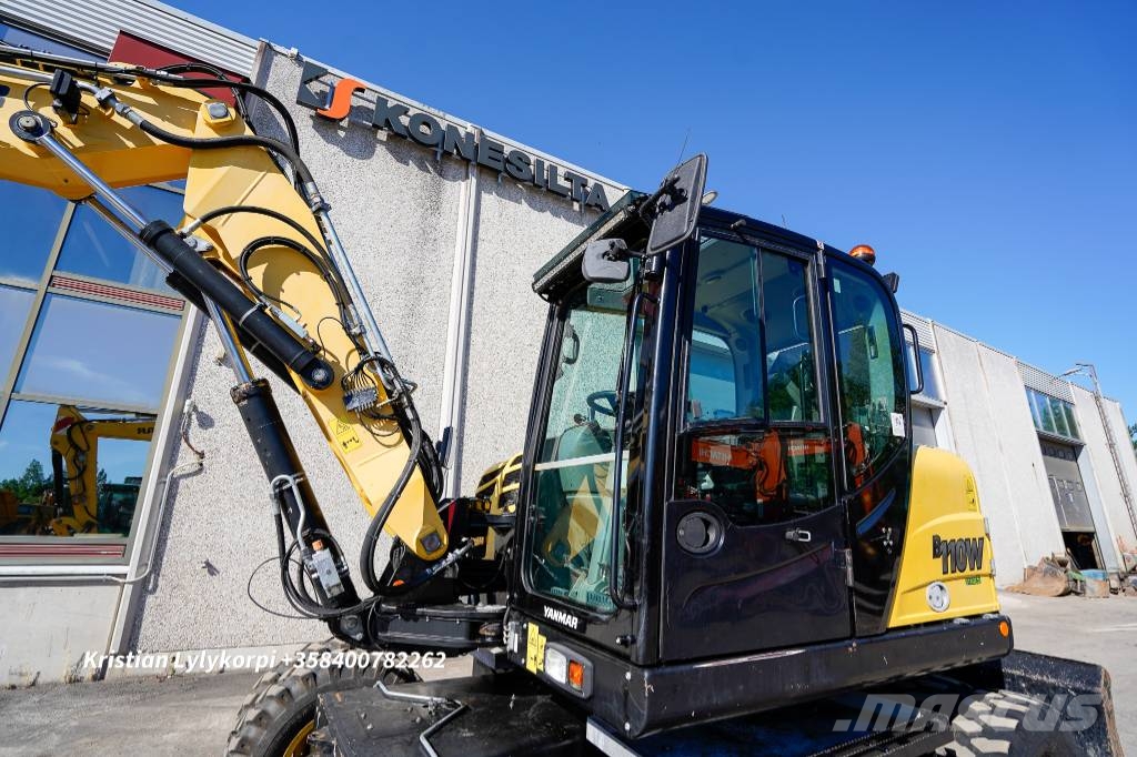 Yanmar B110W ENGCONILLA حفارات بعجل