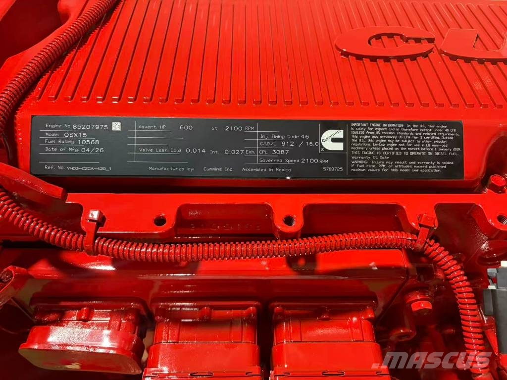 Cummins QSX15 Diesel Engine for Construction Machine 引擎/發動機