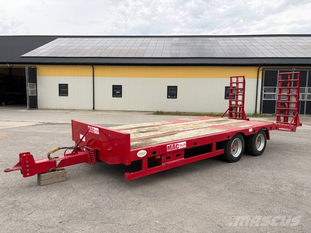 MAC 2 axl maskintrailer för traktor Midigraafmachines 7t - 12t