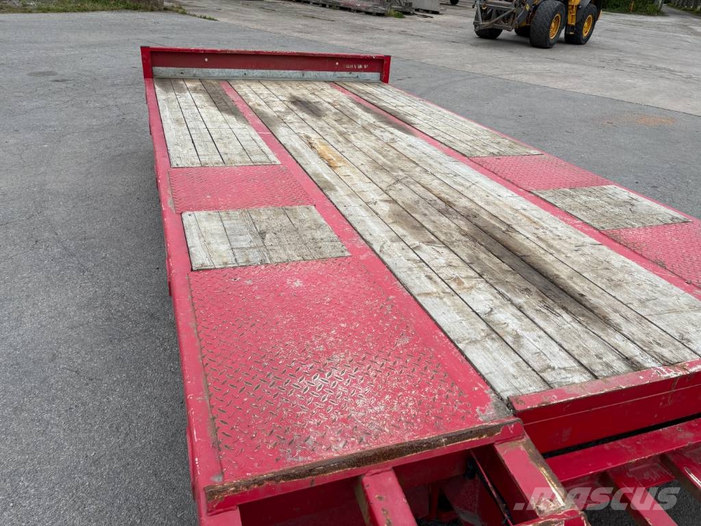 MAC 2 axl maskintrailer för traktor Midigraafmachines 7t - 12t
