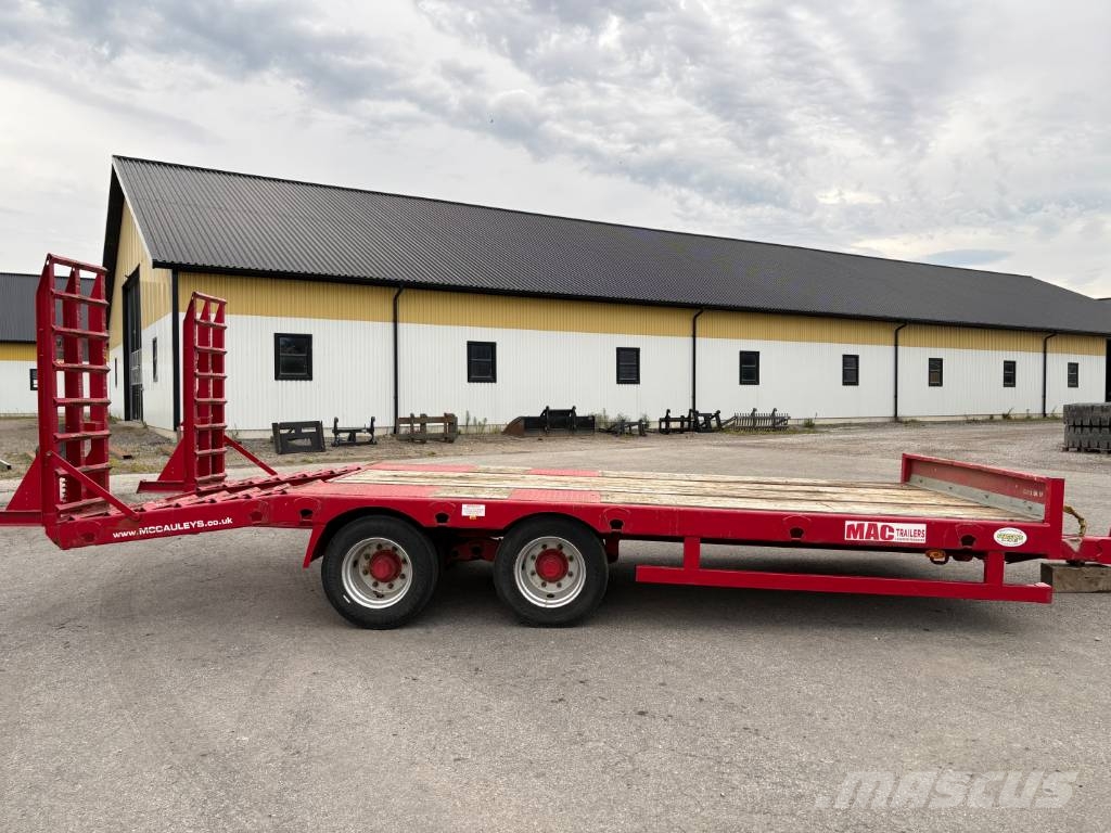 MAC 2 axl maskintrailer för traktor Midigraafmachines 7t - 12t