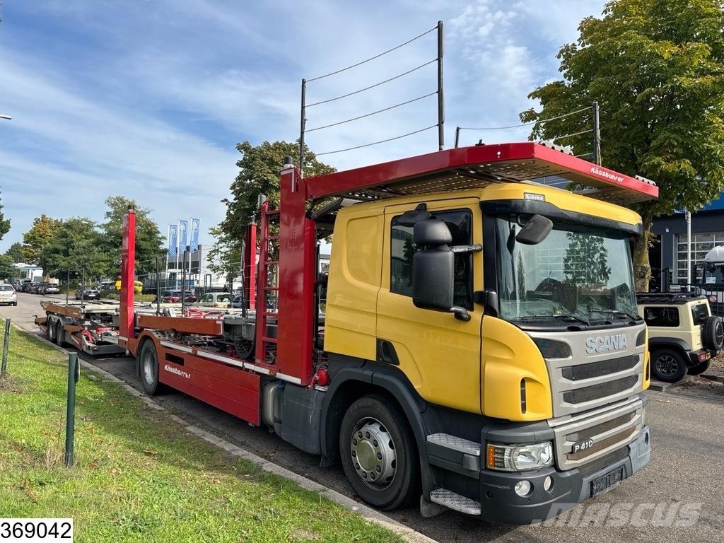Scania P 410 EURO 6, Retarder, Kässbohrer supertrans Nákladní vozidlá na prepravu automobilov