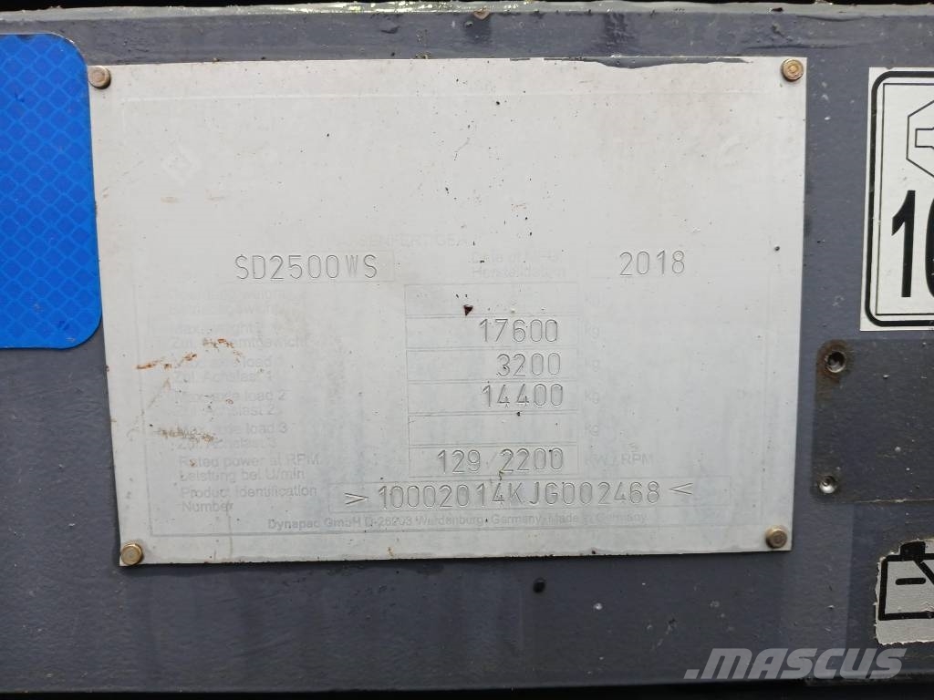 Dynapac SD2500 WS ''SÅLD'' Finisseur