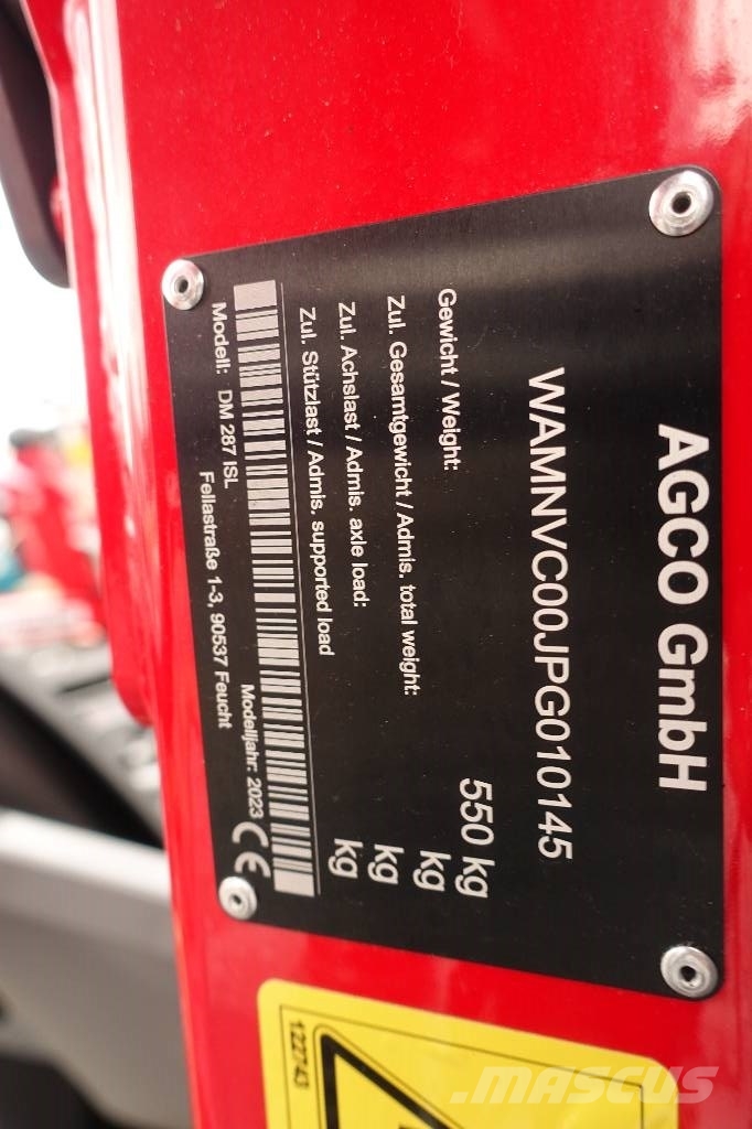 Massey Ferguson DM 287 ISL Mulčovače