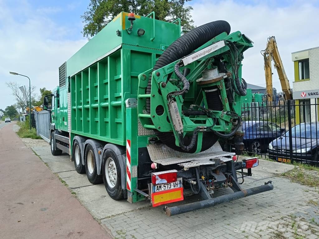 MTS 4A 14T 36.000V MAN saugbagger vacuum truck Slamsugere
