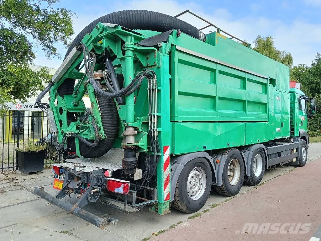 MTS 4A 14T 36.000V MAN saugbagger vacuum truck Slamsugere