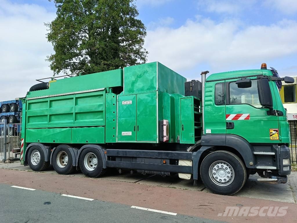 MTS 4A 14T 36.000V MAN saugbagger vacuum truck Slamsugere