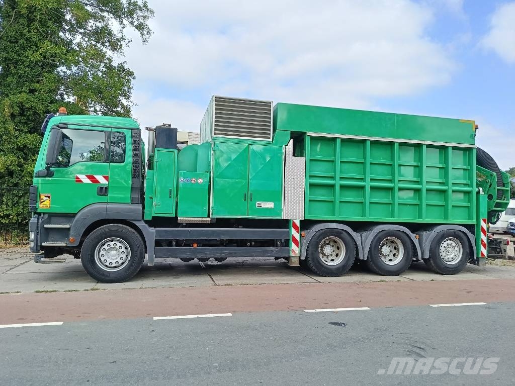MTS 4A 14T 36.000V MAN saugbagger vacuum truck Slamsugere