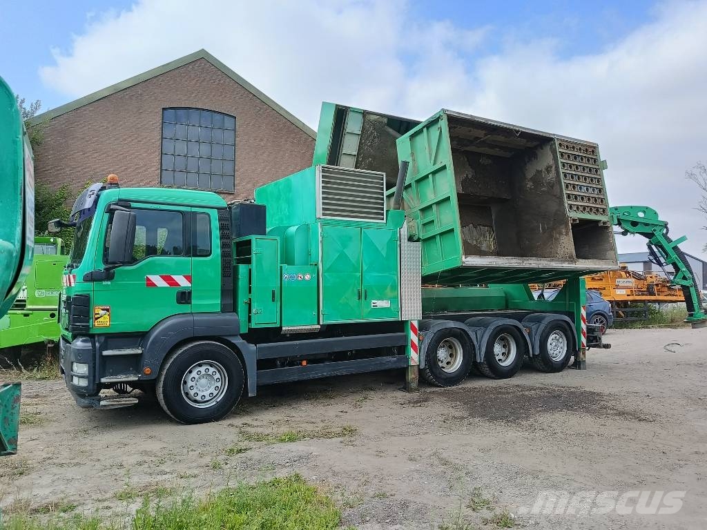 MTS 4A 14T 36.000V MAN saugbagger vacuum truck Slamsugere