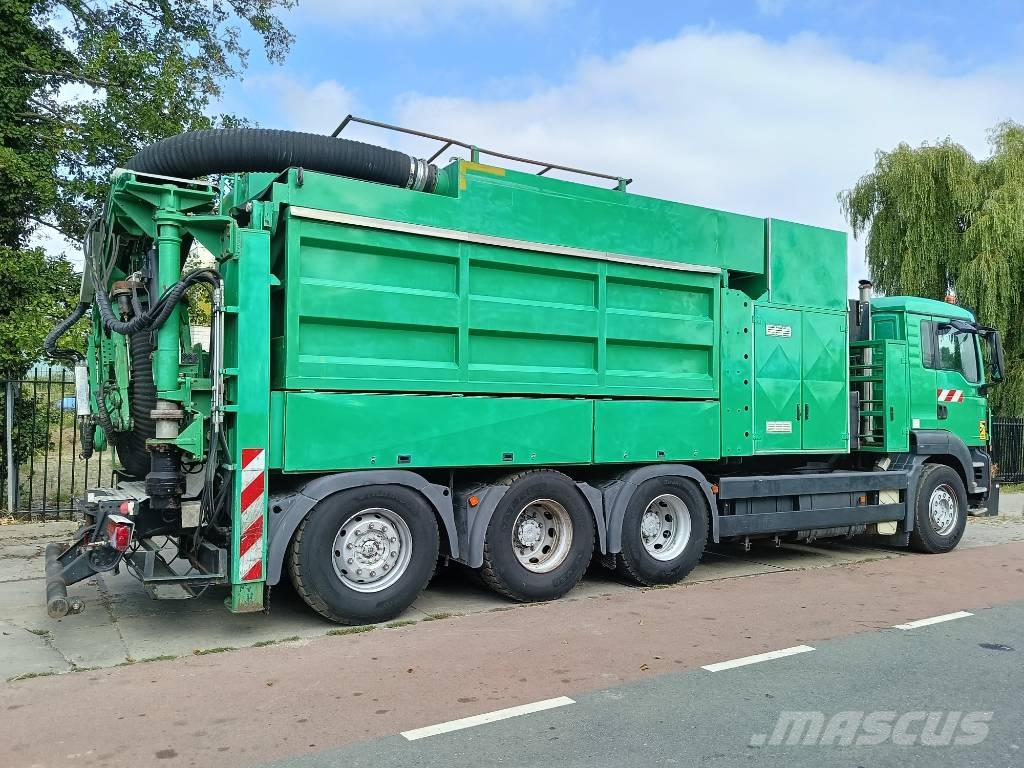 MTS 4A 14T 36.000V MAN saugbagger vacuum truck Slamsugere