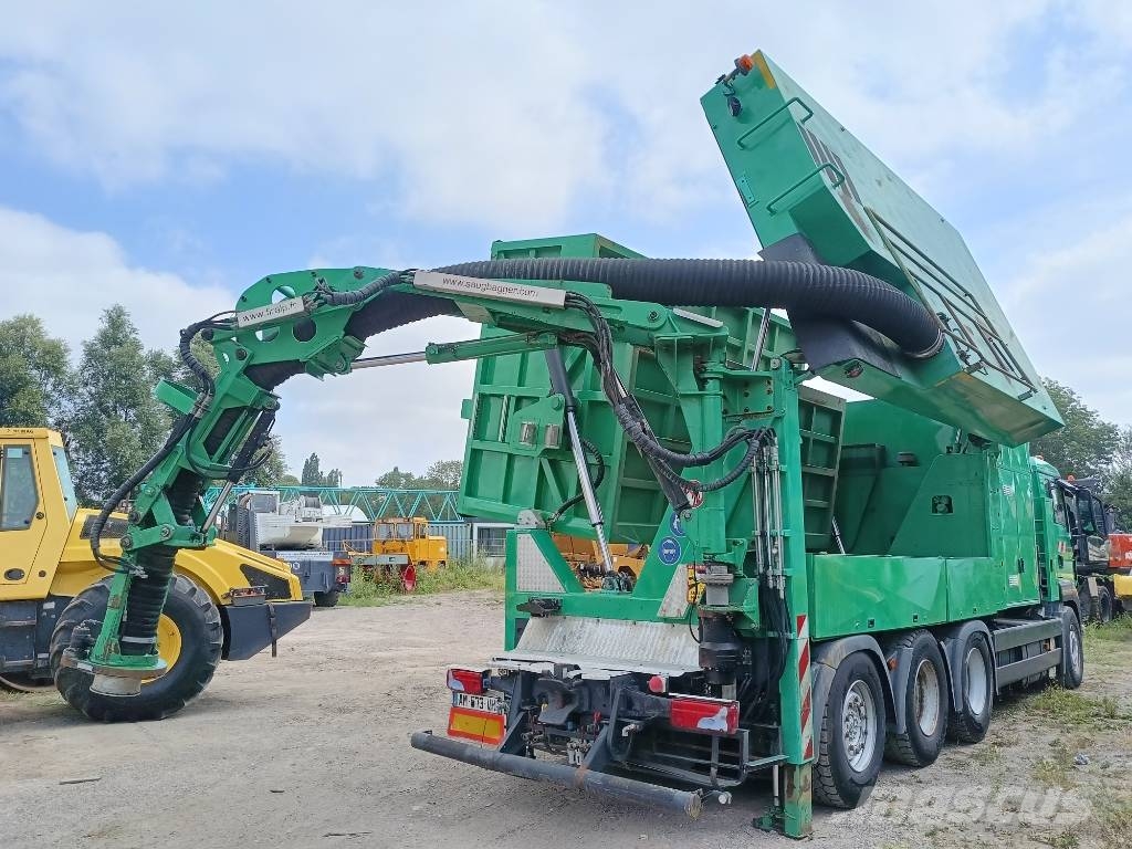MTS 4A 14T 36.000V MAN saugbagger vacuum truck Slamsugere