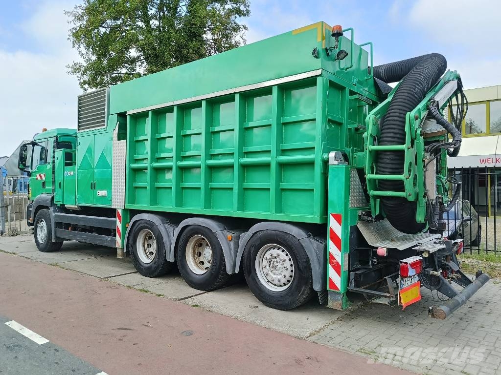 MTS 4A 14T 36.000V MAN saugbagger vacuum truck Slamsugere