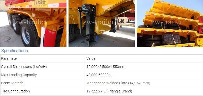 ZW Group ZW-GROUP 12m Container Skeletal Trailer Otros remolques