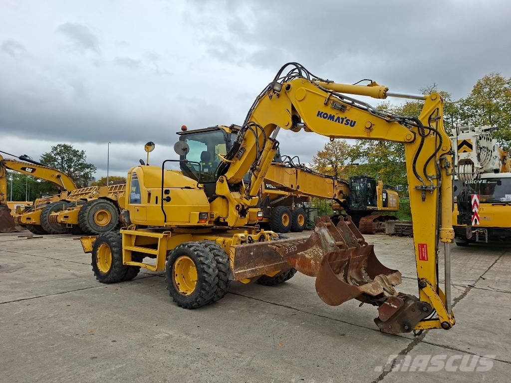 Komatsu PW 118 MR-8 (+ 3 buckets) Wielgraafmachines