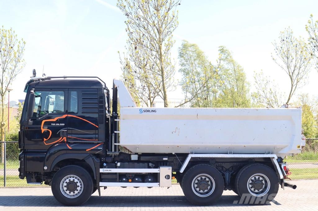 MAN TGS 26.500 | 6X4 | 6x6 hydrodrive |BIG AXLES | EUR Camion benne