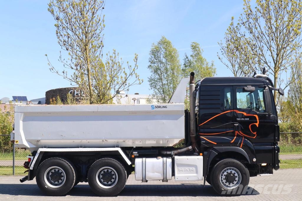 MAN TGS 26.500 | 6X4 | 6x6 hydrodrive |BIG AXLES | EUR Camion benne