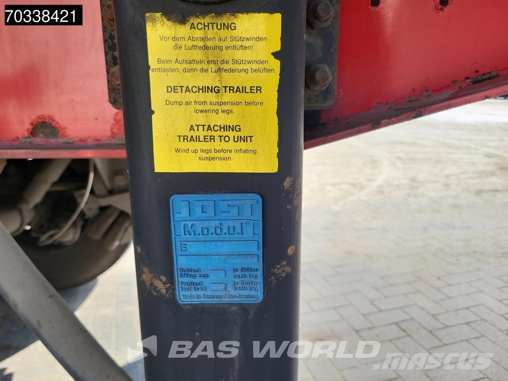 Schmitz Cargobull SKI 24 3 axles Lift Axle 30m3 ALU Kippladerauflieger